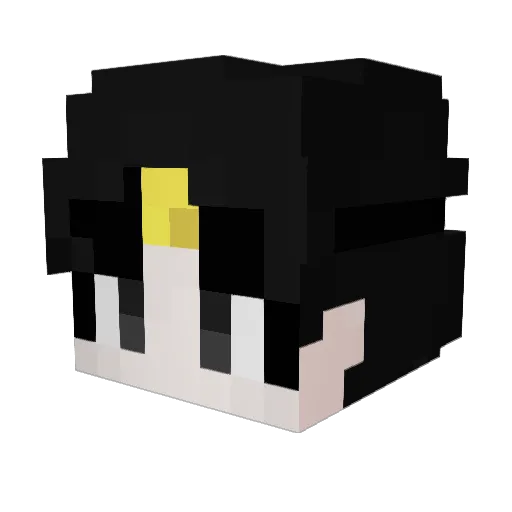 The_YGMASTER Minecraft avatar head, 3D render