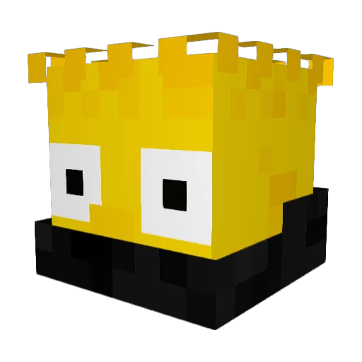 The_YISUS10 Minecraft avatar head, 3D render