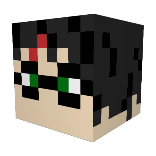 The_Yam_Man Minecraft avatar head, 3D render