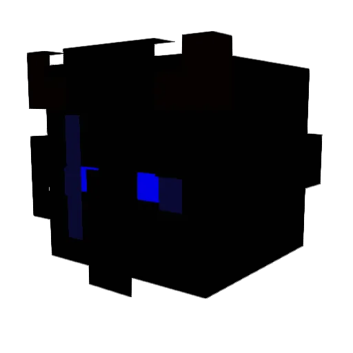 The_Yonii Minecraft avatar head, 3D render