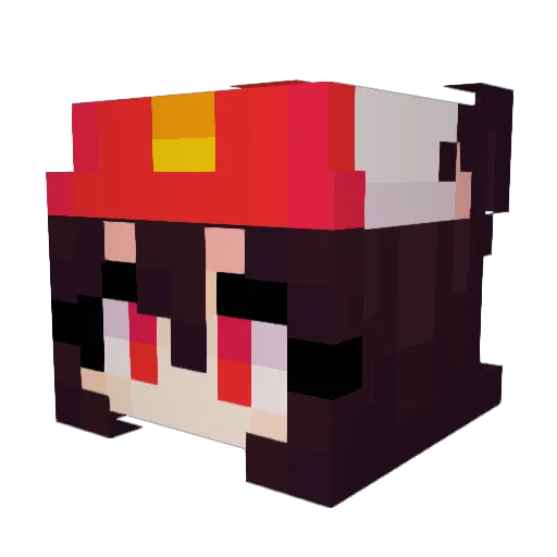 The_Zark Minecraft avatar head, 3D render