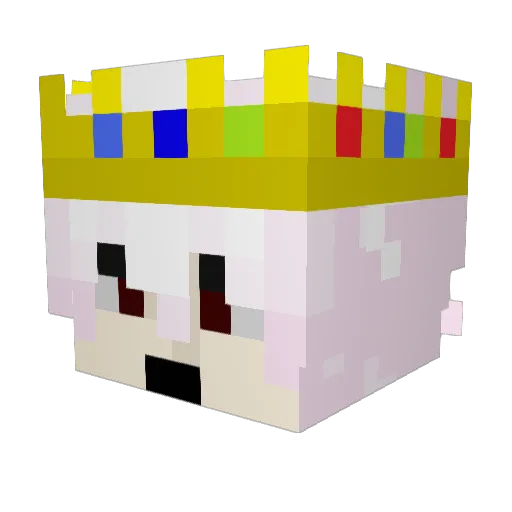 The_Zubit Minecraft avatar head, 3D render