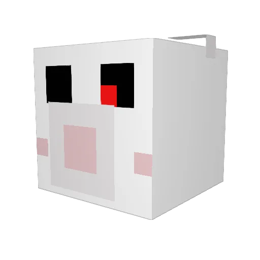 The__FoR_fAn_YoU Minecraft avatar head, 3D render
