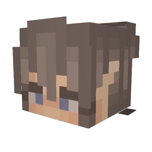 The__Hatter Minecraft avatar head, 3D render