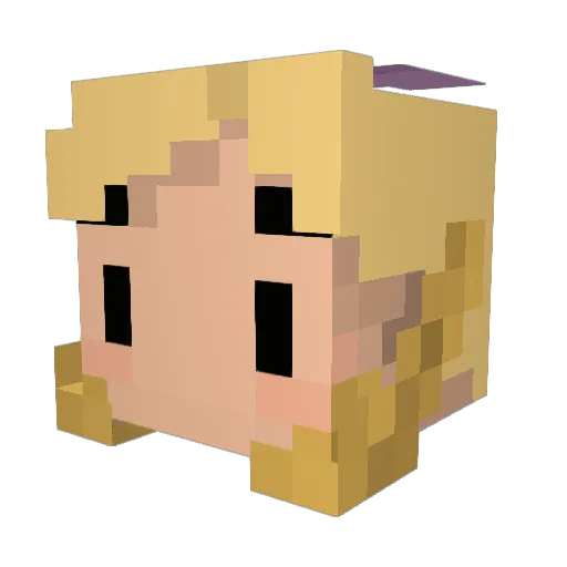 The__Lost Minecraft avatar head, 3D render