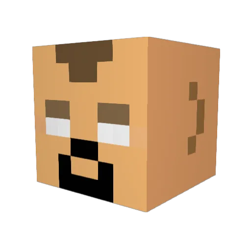 The__Phenom Minecraft avatar head, 3D render