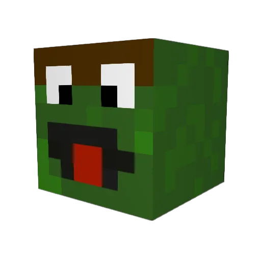 The__Purple__Dog Minecraft avatar head, 3D render