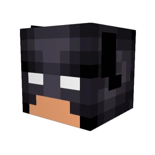 The___Stranger Minecraft avatar head, 3D render