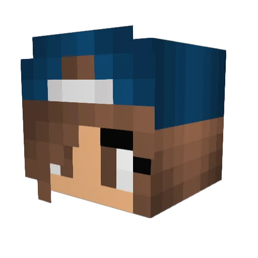 The_angel11 Minecraft avatar head, 3D render