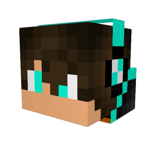 The_boss0123 Minecraft avatar head, 3D render