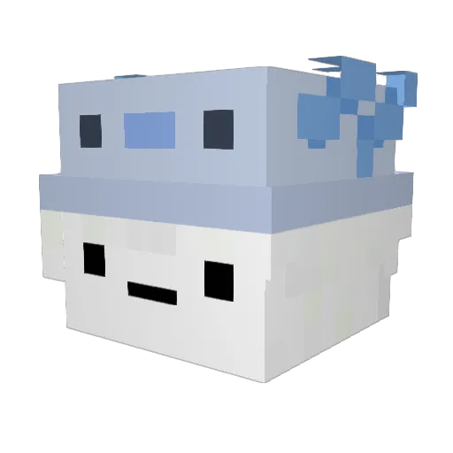 The_ennn Minecraft avatar head, 3D render