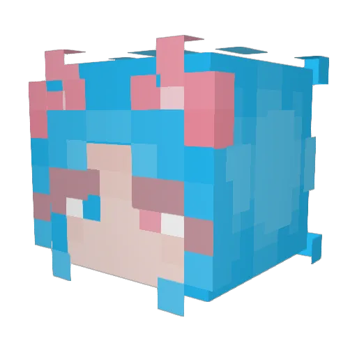 The_fireking5 Minecraft avatar head, 3D render
