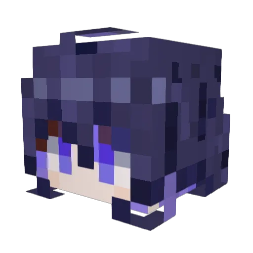 The_hundun Minecraft avatar head, 3D render