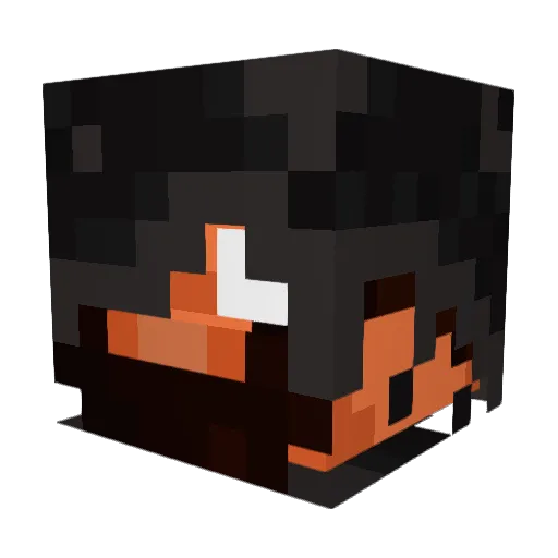 The_iTz Minecraft avatar head, 3D render