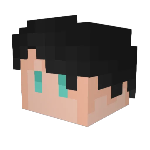 The_killer14 Minecraft avatar head, 3D render