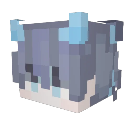 The_lol_Mr Minecraft avatar head, 3D render