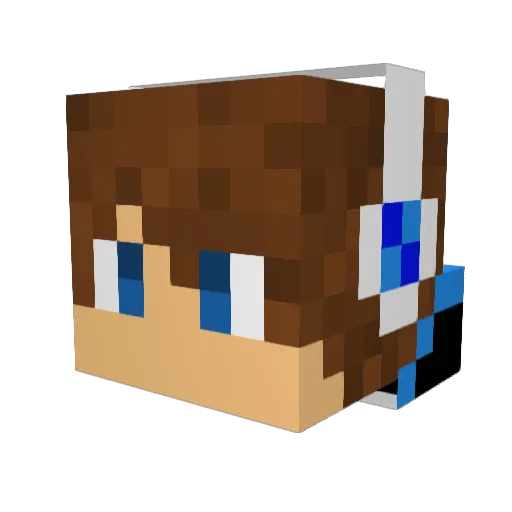 The_meLLo_ Minecraft avatar head, 3D render