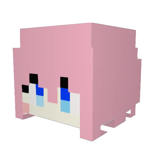 The_mi6 Minecraft avatar head, 3D render