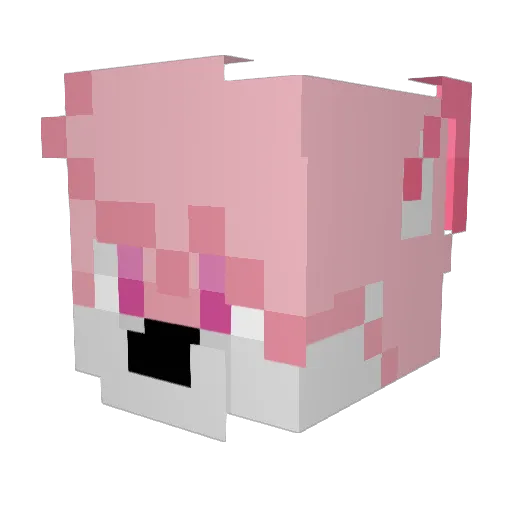 The_protogen1 Minecraft avatar head, 3D render