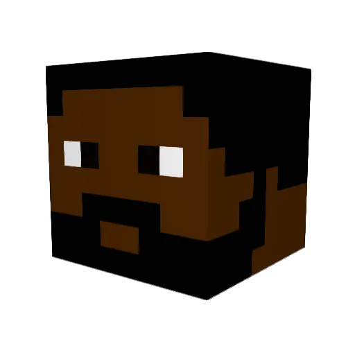 The_samurai420 Minecraft avatar head, 3D render