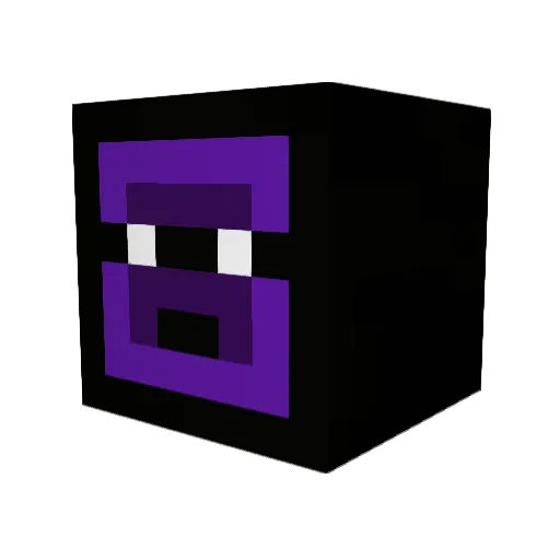 The_shadow_fiend Minecraft avatar head, 3D render