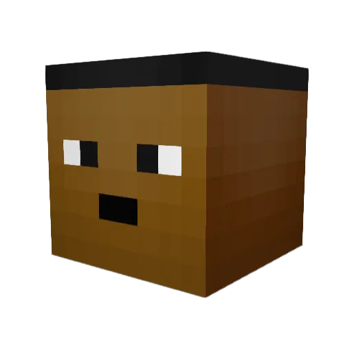 The_sudani Minecraft avatar head, 3D render