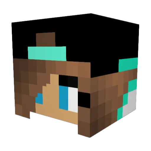 The_supiplayer Minecraft avatar head, 3D render