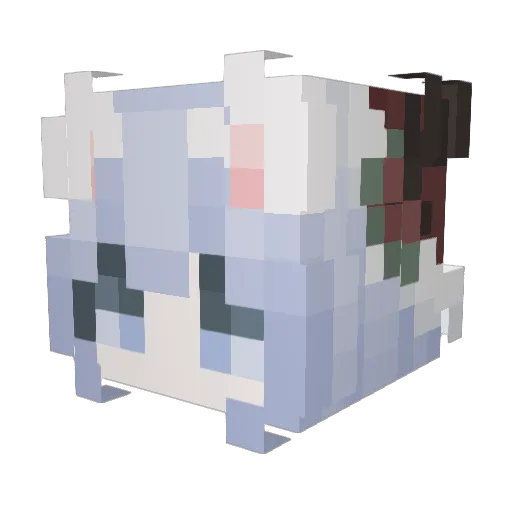 The_tiantang Minecraft avatar head, 3D render