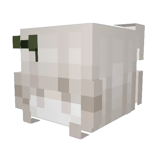 The_yeye666 Minecraft avatar head, 3D render