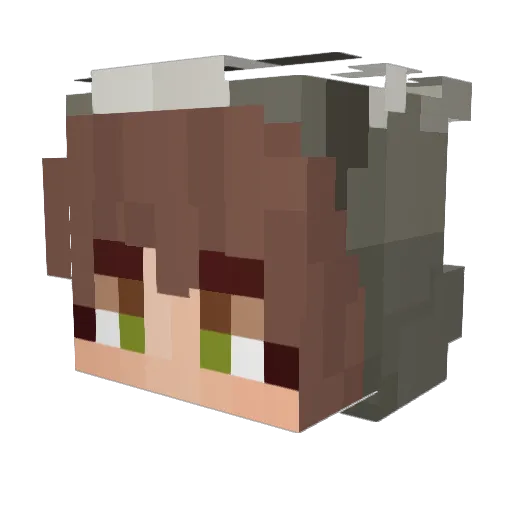 TheaEverdeen Minecraft avatar head, 3D render