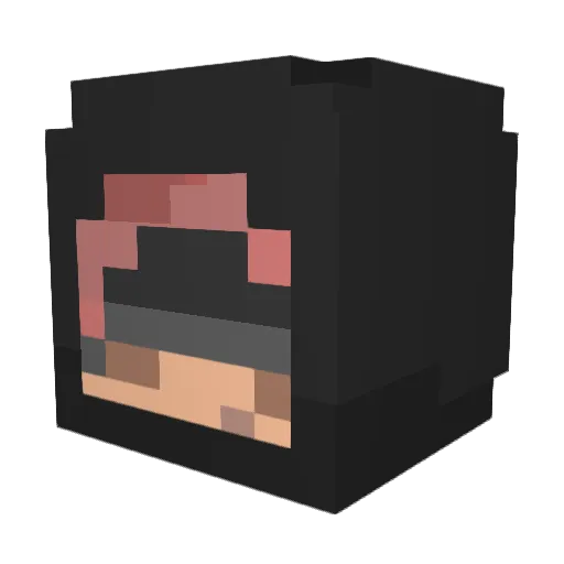 TheaFTW Minecraft avatar head, 3D render