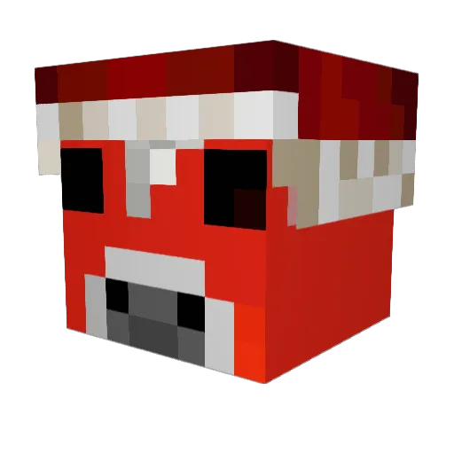 TheaKing Minecraft avatar head, 3D render