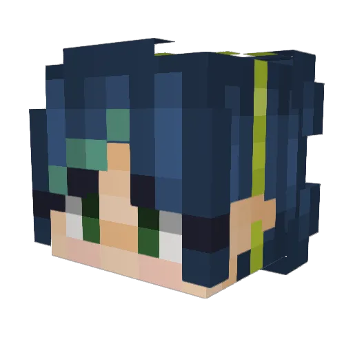 Thea_Nerida Minecraft avatar head, 3D render