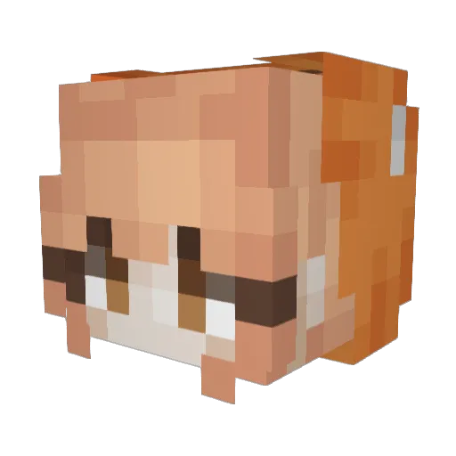 Thea_Viridis_ Minecraft avatar head, 3D render