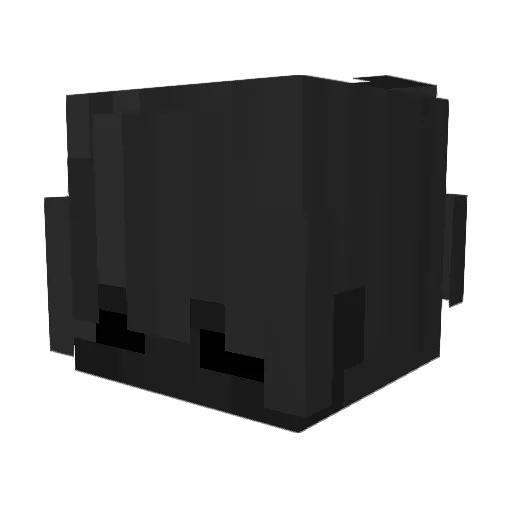 Theaaa_ Minecraft avatar head, 3D render