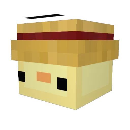 Theadd_ Minecraft avatar head, 3D render