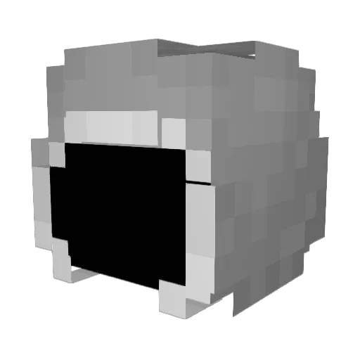 ThealonsoxX12 Minecraft avatar head, 3D render