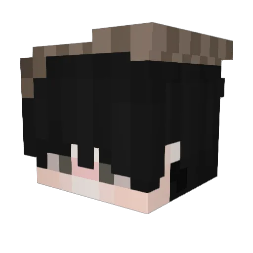 Thearyo Minecraft avatar head, 3D render