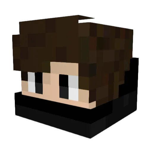 Theasy05 Minecraft avatar head, 3D render