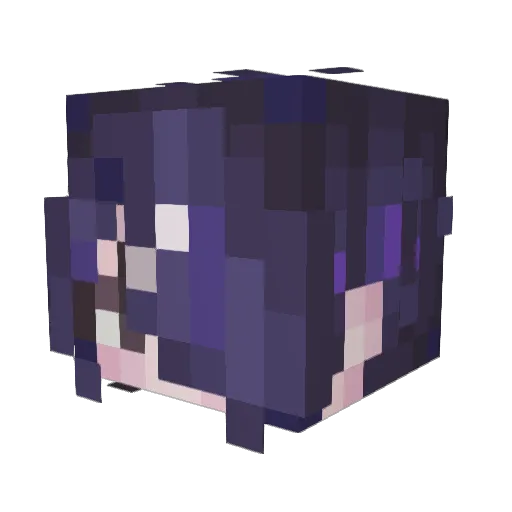 Theb6 Minecraft avatar head, 3D render