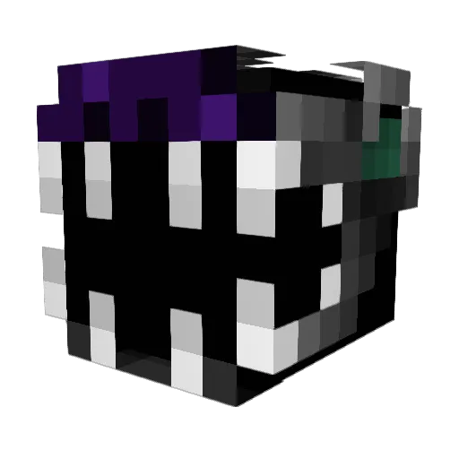 Thebeast43415 Minecraft avatar head, 3D render