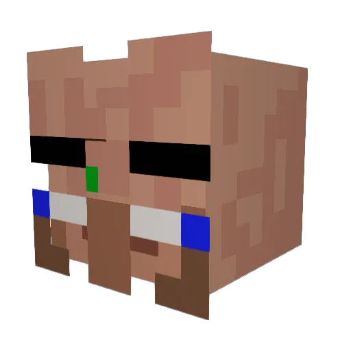 Theblackdeath65 Minecraft avatar head, 3D render