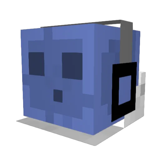 Thebloob1 Minecraft avatar head, 3D render