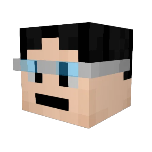 TheblueMan003 Minecraft avatar head, 3D render