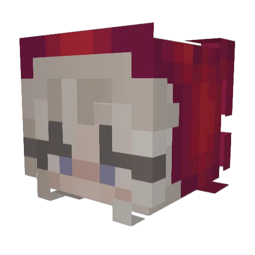 Thebrad45 Minecraft avatar head, 3D render