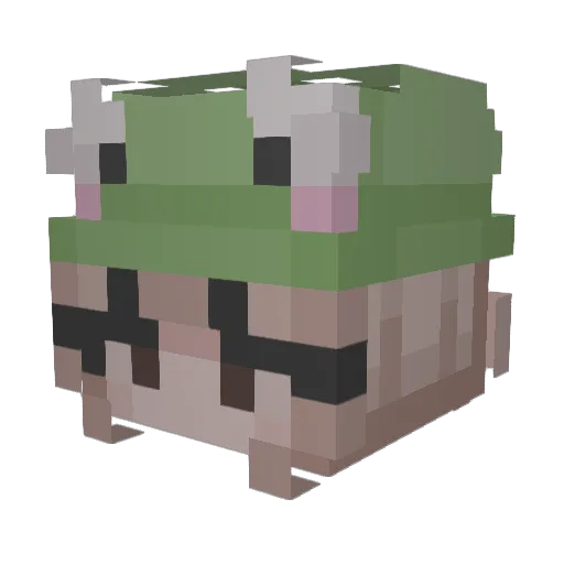 Thecassy Minecraft avatar head, 3D render