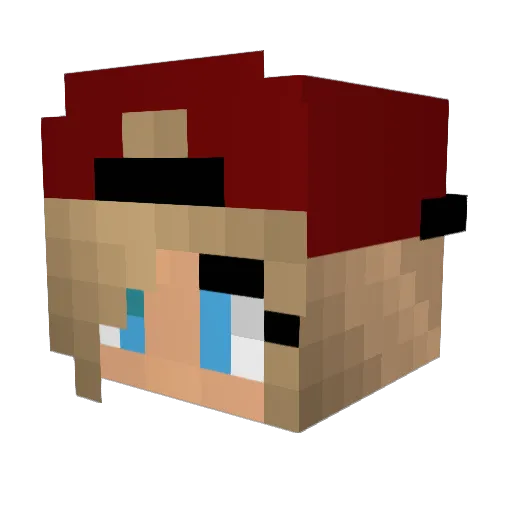 Thecatexpert Minecraft avatar head, 3D render