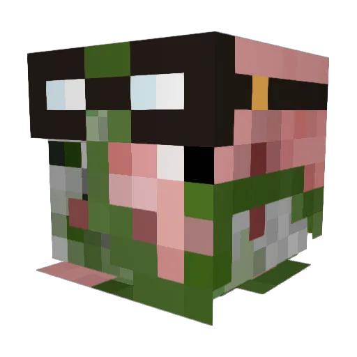Thechz Minecraft avatar head, 3D render