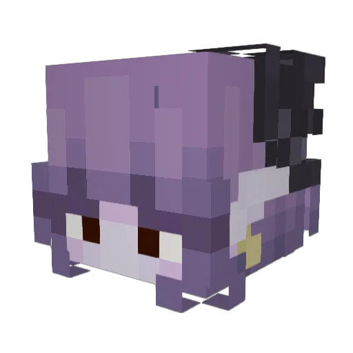 Theclumsybunny Minecraft avatar head, 3D render