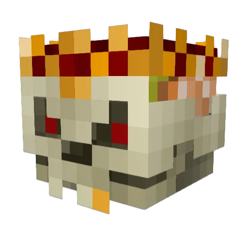 Thecreeper3272 Minecraft avatar head, 3D render